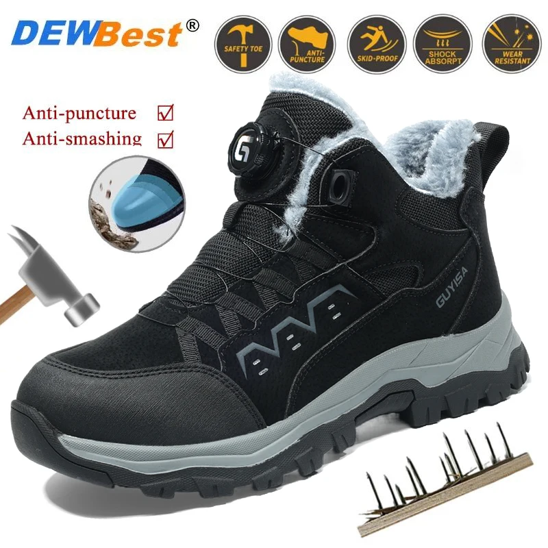 Women's Fashion Safety Shoes: Puncture-Resistant, Impact-Resistant, Small Sizes, Black
