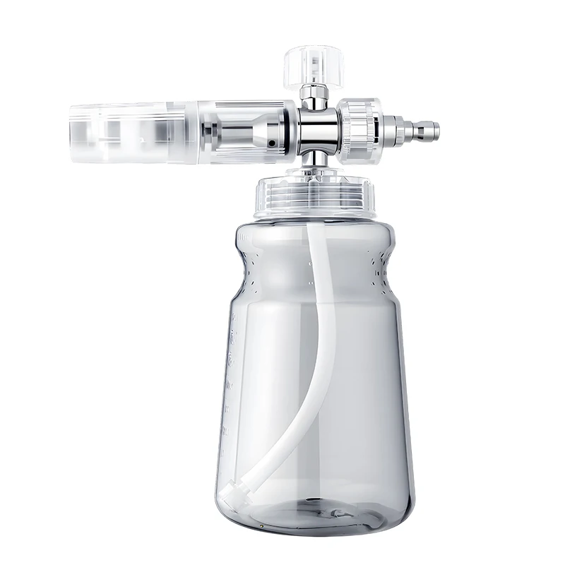 Large Capacity Foam Cannon Alloy Plated New Durable Adjustable Nozzle Corrosion Resistant Oxidation Proof Car Cleaning