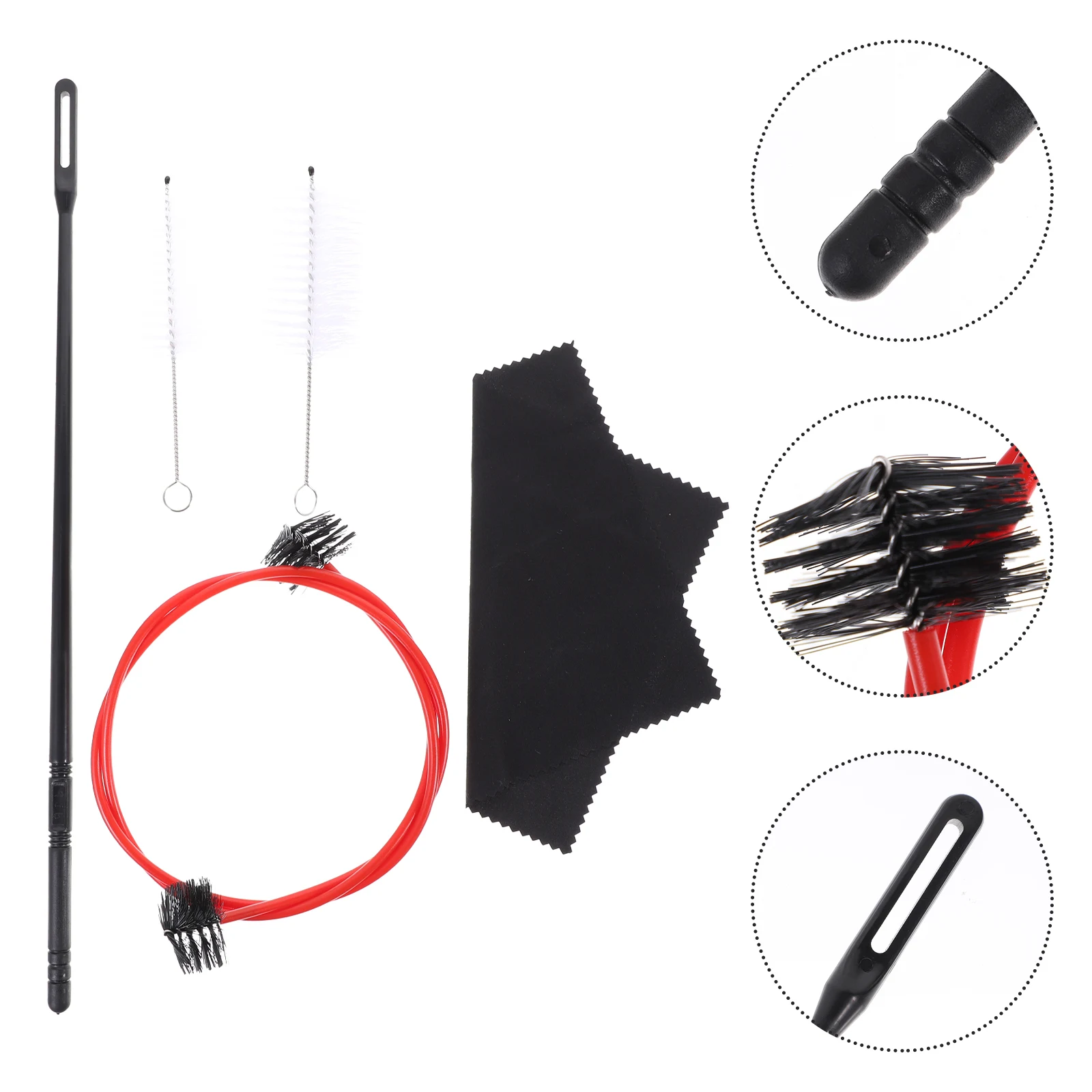 

Trumpet Clean Kit Small Cleaning Brush Brushes for Musical Instruments Detergent Brass