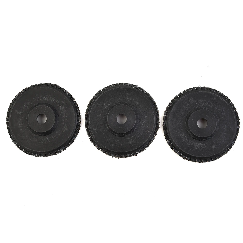 Hot New High Quality Practical Grinding Wheel 80 Grit Blue Hole 10mm Spare 3pcs For Angle Grinder Wood Cutting