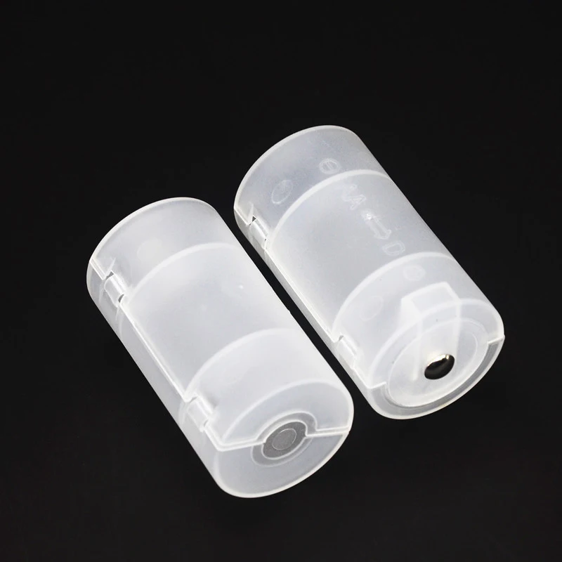 1/2/5pcs Battery Converter No.5 to 1 AA to D No.5 to D Type AA to 1 Adapter Protection Transparent Box Charging And Storage A2