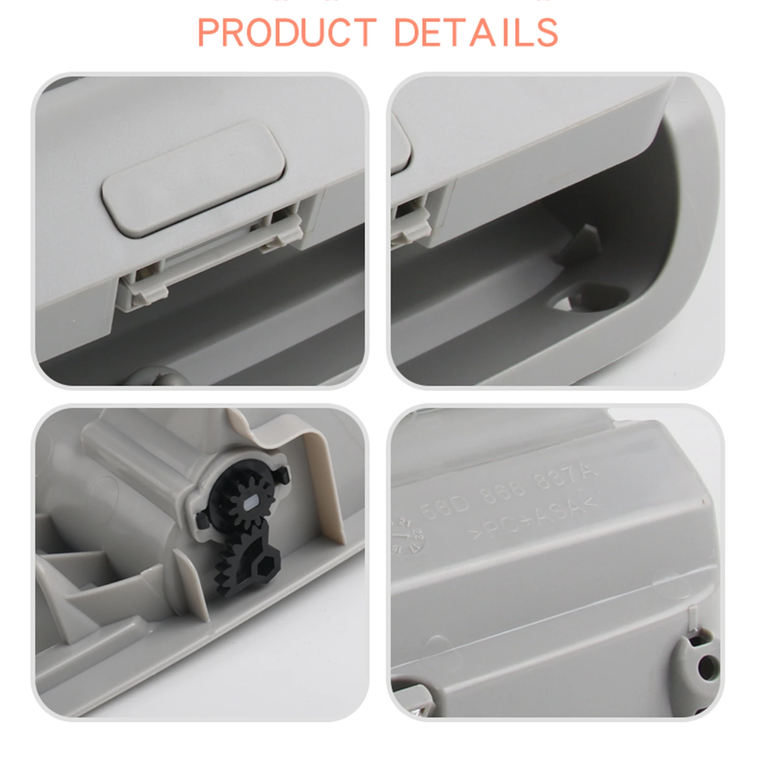 New Grey Sunglass Glasses Holder Box Glasses Case for V-W Tiguan Golf MK5 MK6 J-etta 5 Passat B7 1KD868837 Car Inner Accessories