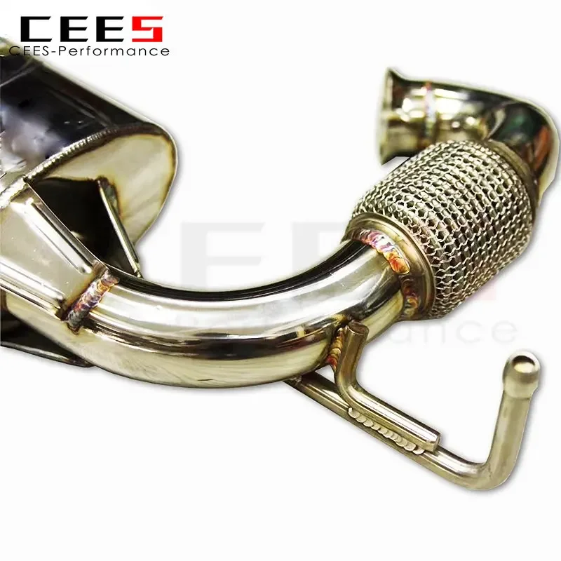 CEES Catback Exhaust For Smart FORTWO Coupe (453) 2014- High Performance SUS304 Stainless Steel Exhaust Pipe tubo escape coche - Image 3