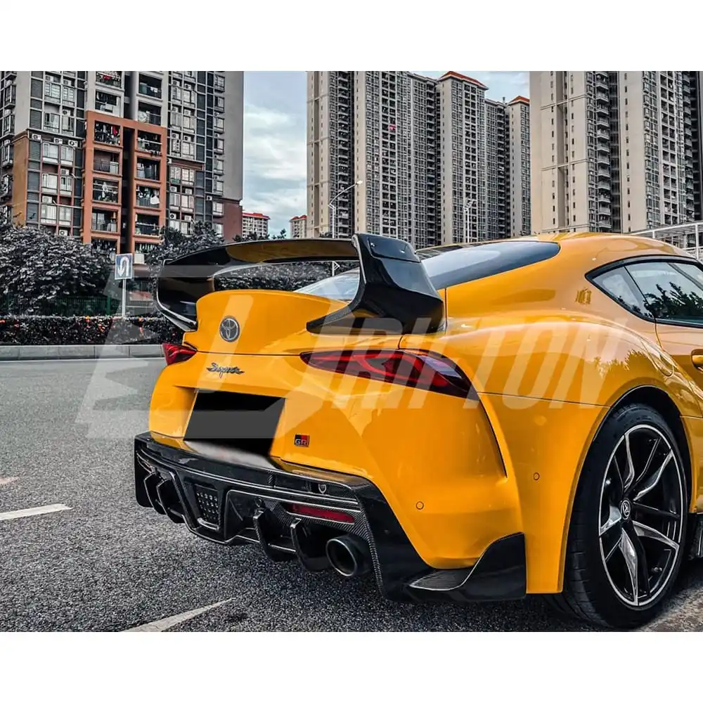 Toms Style Carbon Fiber Rear Diffuser For Toyota Supra MK5 A90 A91 GR Body Kit view 5
