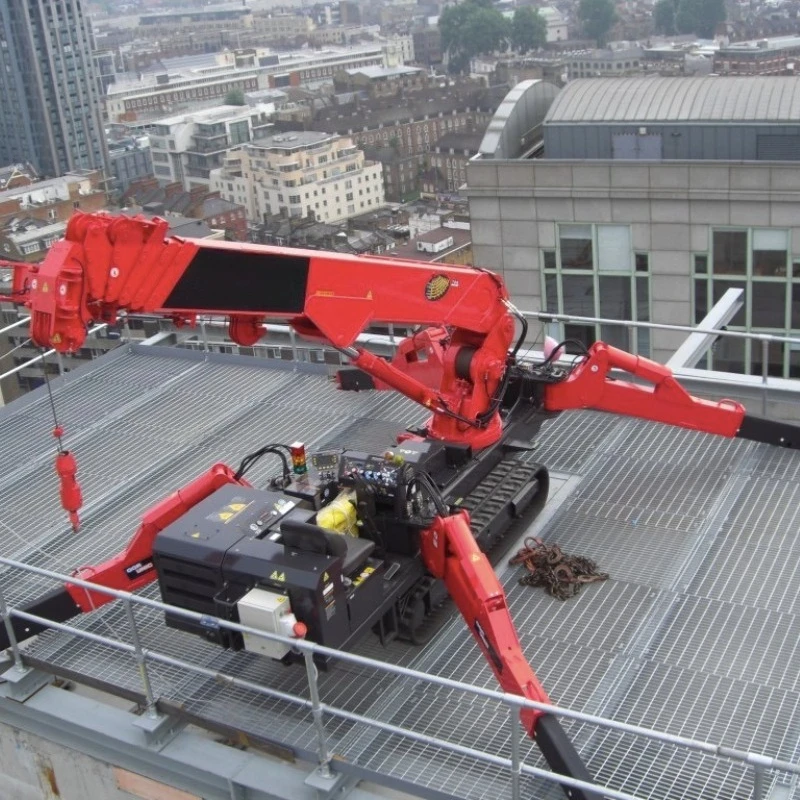 Crawler Spider Crane 3 Ton Customized Warehouse Spider Crane CustomizedTelescopic Remote Control Mini Spider Crane for Hungary