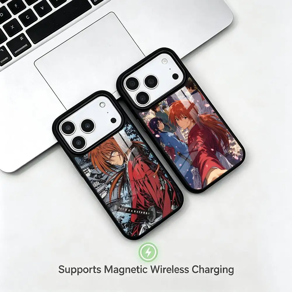 R-Rurouni K-Kenshin gift Phone Case For iPhone17,16,15,14,13,12,11 Plus,Pro Supports Magnetic Wireless Charging
