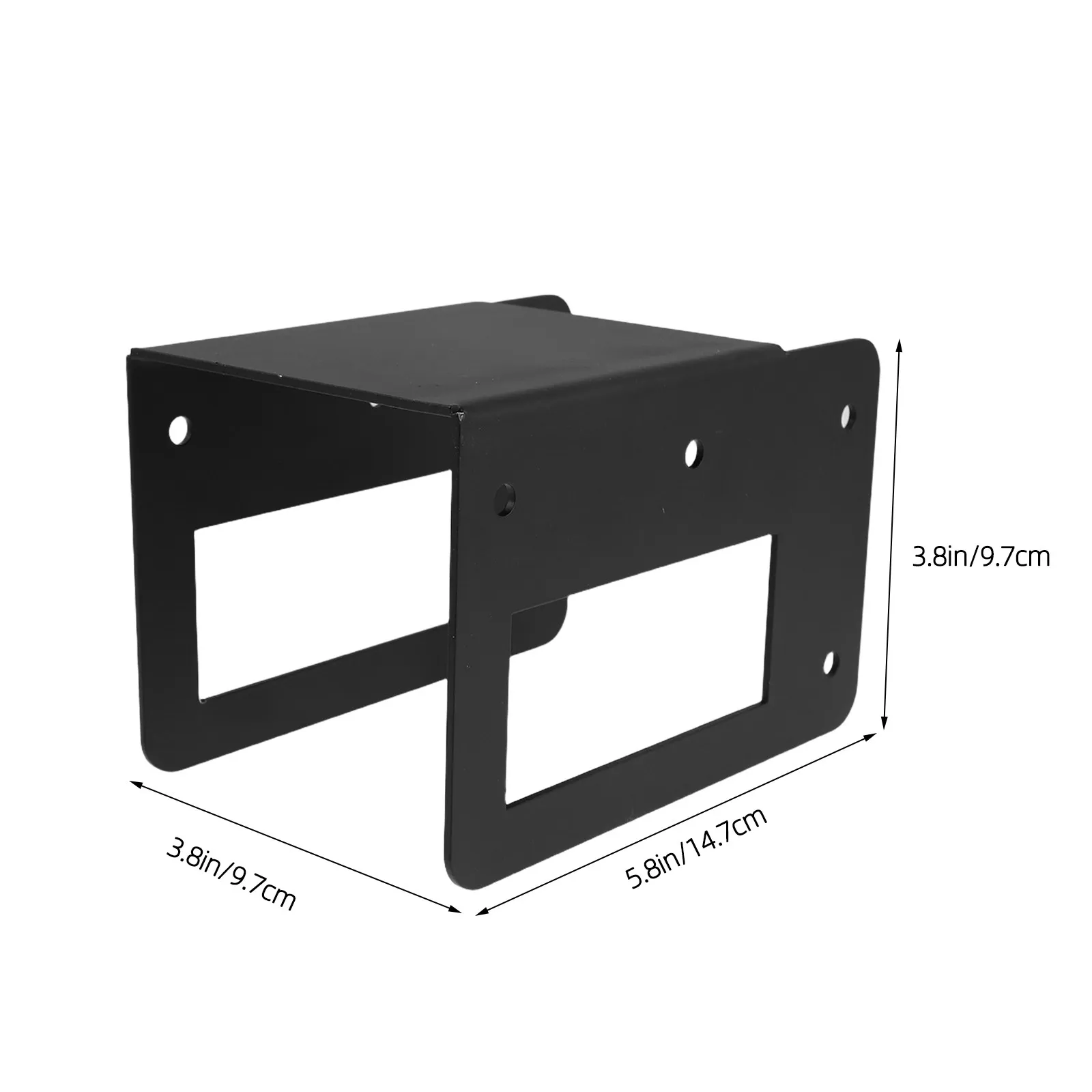 2Pcs Firewood Bracket Rack 9.7cm Sturdy Heavy Duty Steel Firewood Log Storage Stand Outdoor Indoor Wood Pile Holder Lumber Rack