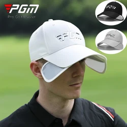 PGM Men Full-face Sun Protection Golf Caps Male Breathable Retractable Brim Visor Men Sweat-absorbing Baseball Hat Hiking Caps