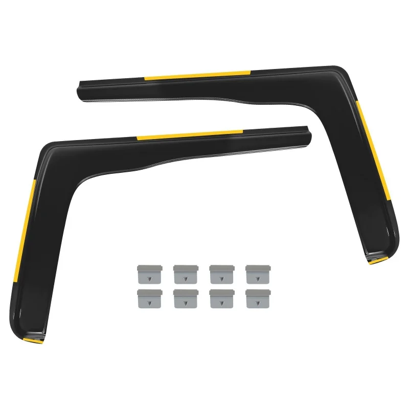 RV Wind Deflectors L Shape For FORD TRANSIT MK8 2013-2027 2-Piece Set (Tinted) Car Accessories Wind Rain Sun Guard Deflectors