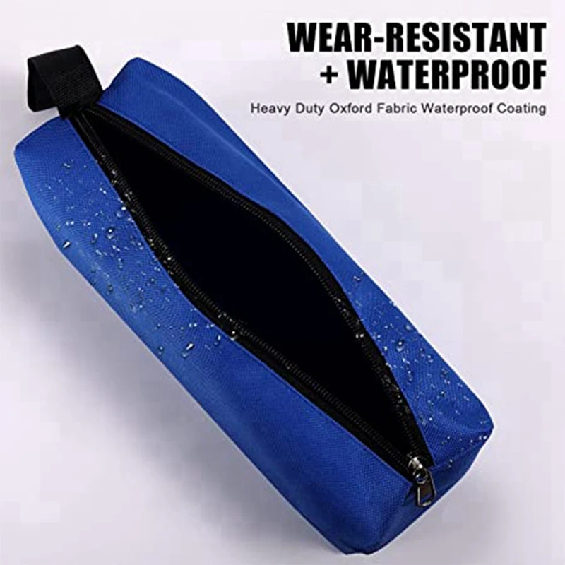 Borsa per attrezzi impermeabile da 7 pezzi borsa per attrezzi con cerniera borsa per attrezzi in tessuto borsa per attrezzi durevole 25X8.5X7 Cm