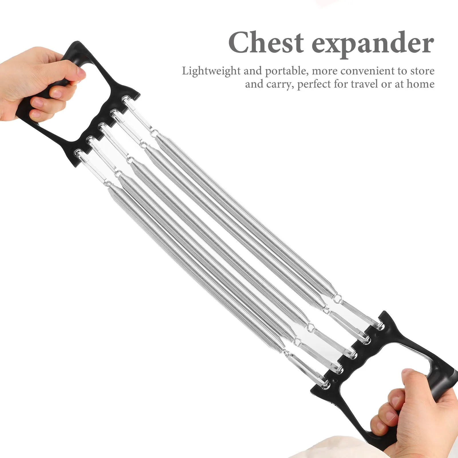 

Detachable Plastic Handle Chest Expander Spring Resistance Fitness Exerciser Chest Workout Equipment Strength Trainer