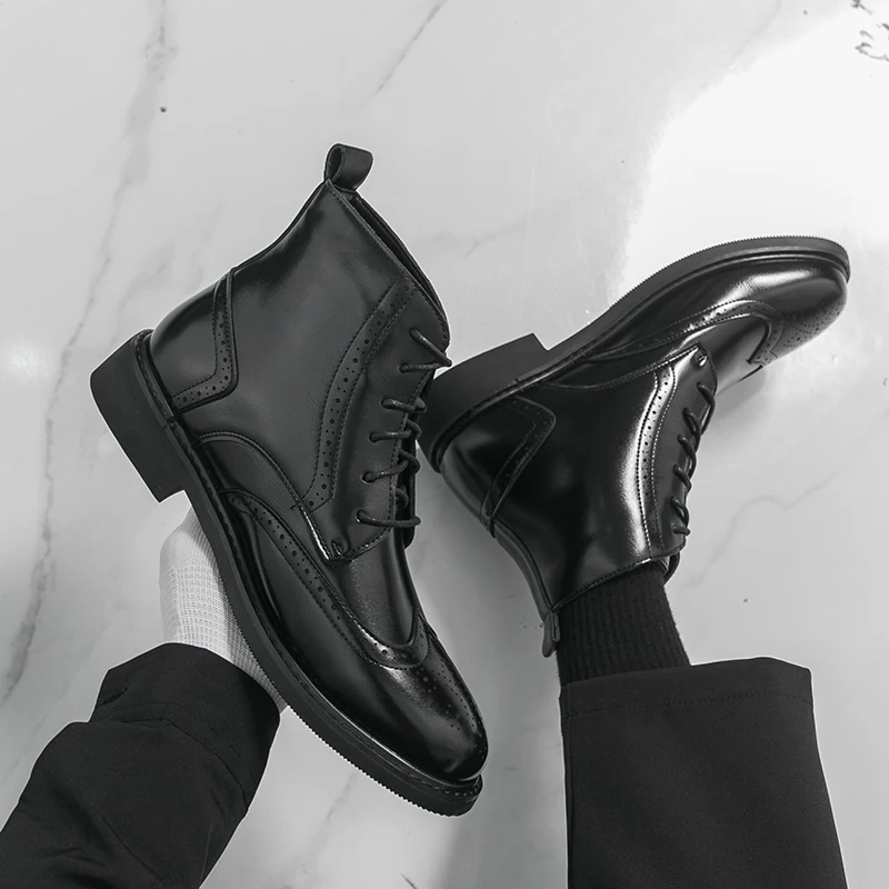 

Мужские повседневные ботинки 38-46, модные ретро-стили для осени и зимы, для повседневной носки, работы или офиса, для активного отдыха, трендовые, универсальные, больших размеров