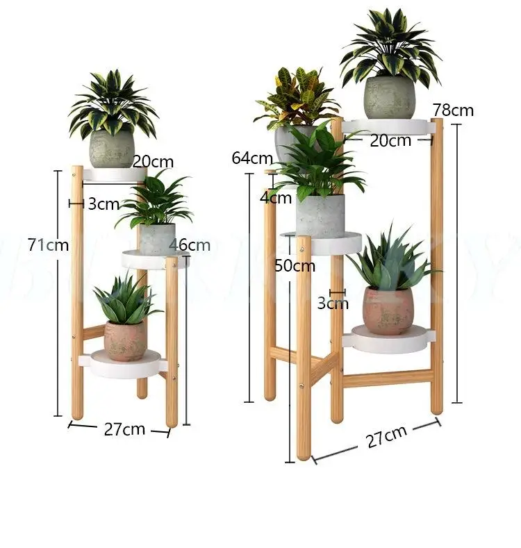 Plant Stand Flower Rack Storage Rack Balcony Multi-layer Floor Stand Iron Art Indoor Flower Pot Rack Bonsai Display Rack 3/4 Pot