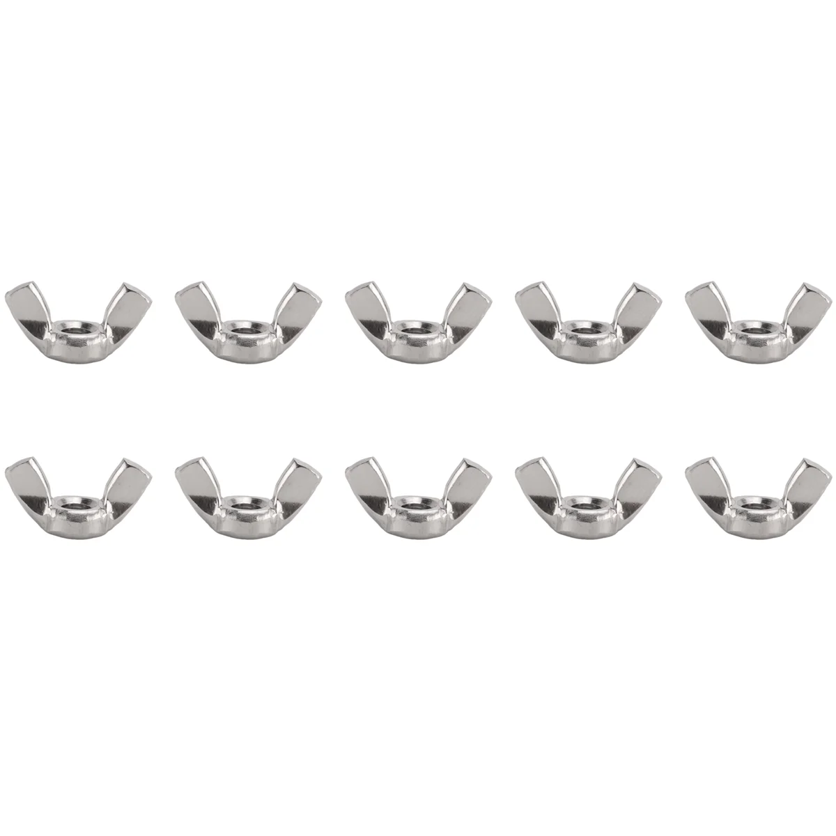 A88M M6 Диаметр резьбы из нержавеющей стали Барашковая гайка Барашковые гайки-бабочки 10 шт.