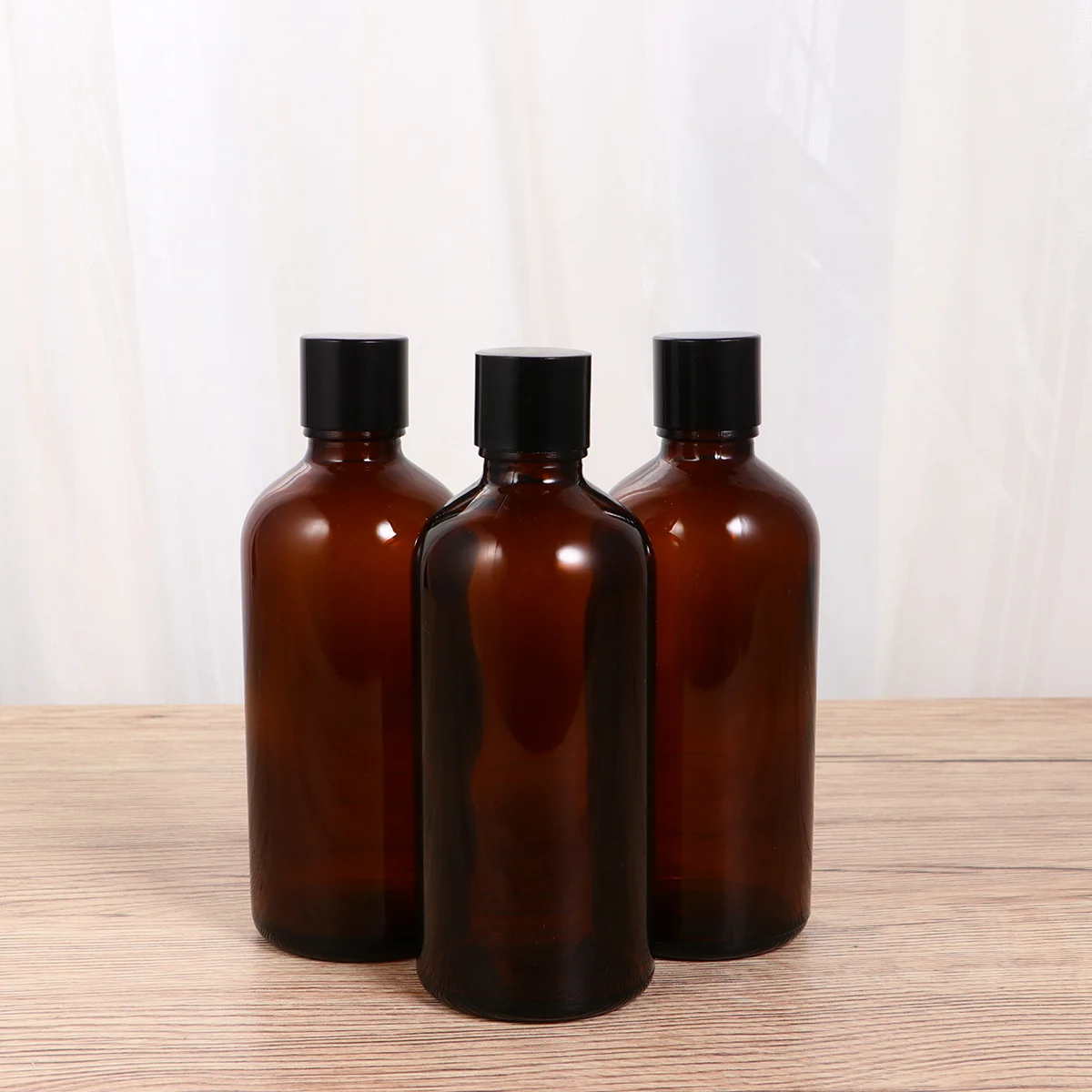 

10Pcs Glass Essential Oil Bottles Durable Safe Portable Makeup Toner Containers 100ml Travel Subpackaging Makeup Bottle