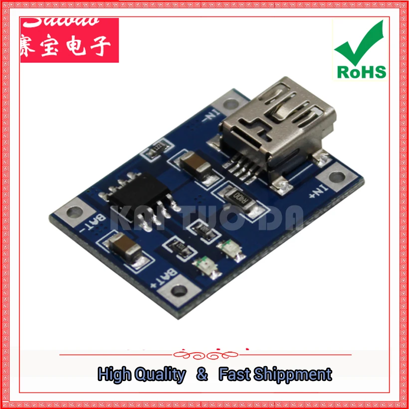 1A Lithium Battery Dedicated Charging Board Charging Module Lithium Battery Charger Mini USB Interface (H6A3)