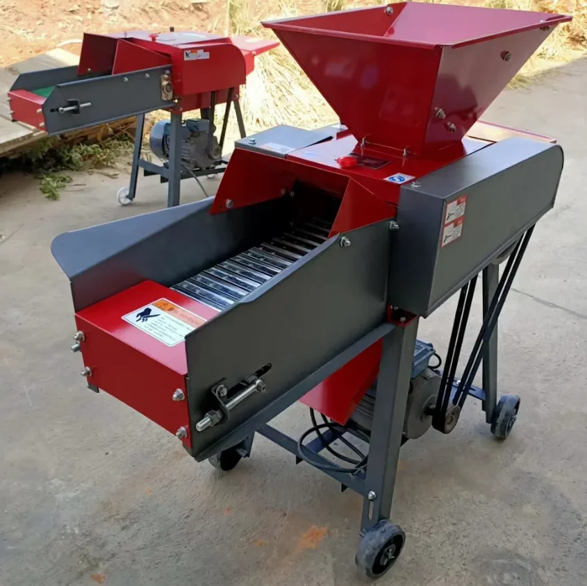 

Cheap Chain Conveyor Belt Big Silage Grass Cutting Chopper Machine Chaff Cutter Animal Feed Grass Cutting Machine