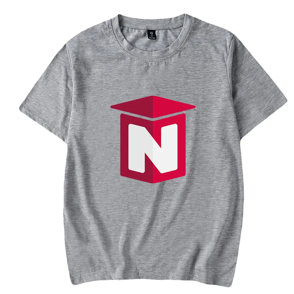 Nought Merch N Logo Printed Tshirt Unisex Crewneck Short Sleeve Tee Men Women T-shirt Youthful Youtuber Fashion Clothes