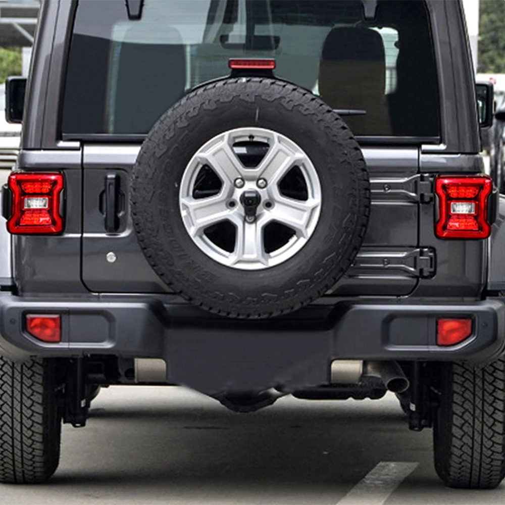 2x LED أضواء خلفية مدخنة ل جيب رانجلر JL 2018-2021 البلاستيك الضوء الخلفي كسر عكس أضواء LED بدوره مصابيح إشارة مقاوم للماء