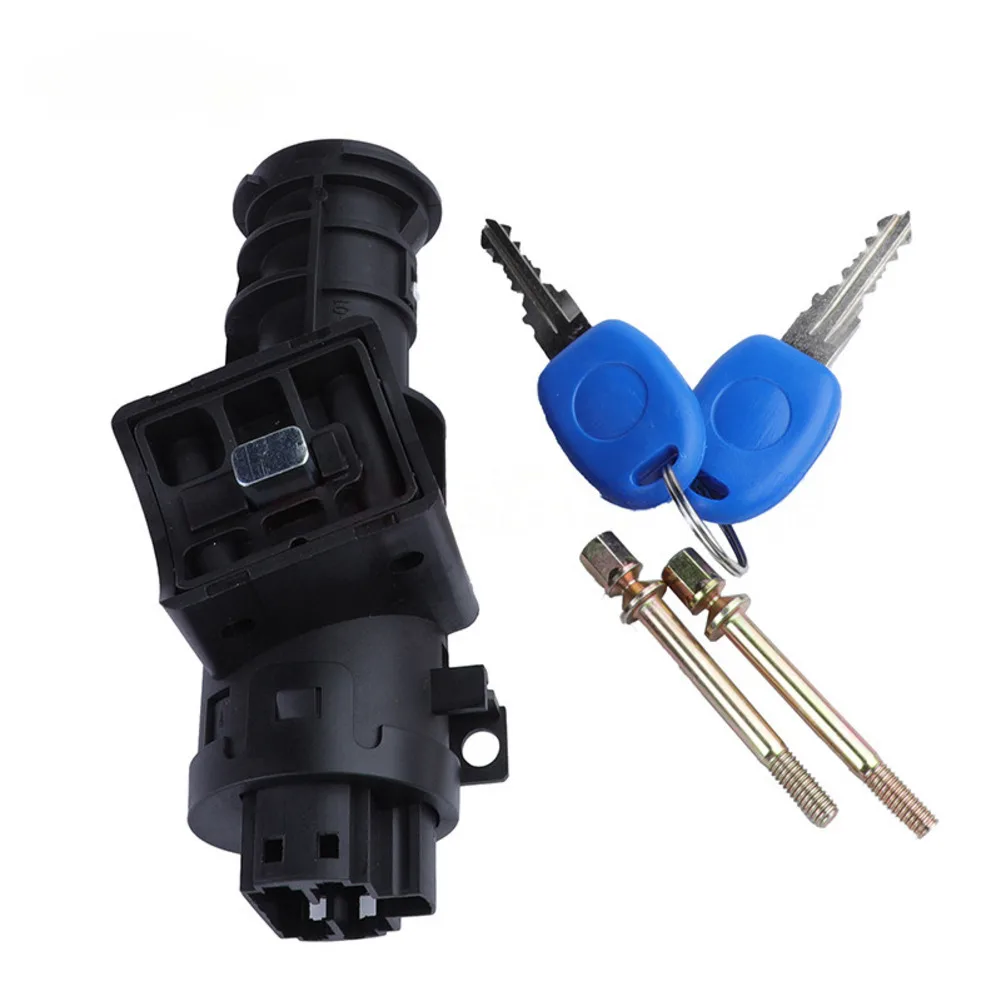 /Ignition /Lock /Cylinder Switch Key For Fiat For Doblo 2001-2010 With 2 Keys Replacement Part OEM 46798124 46751427 Car Interio