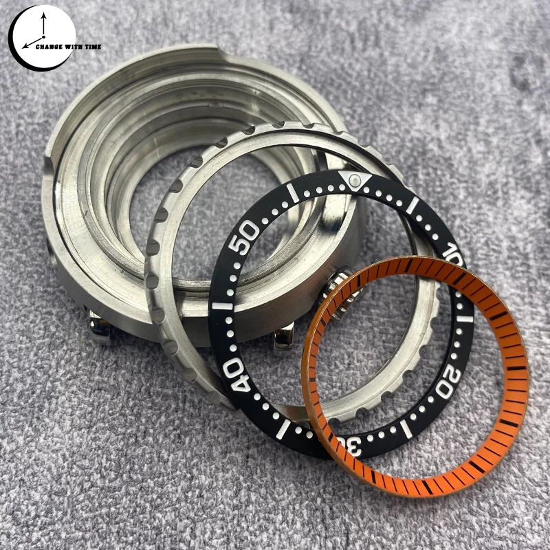 حافظة ساعة تونة سايكو ، غطاء خلفي شفاف ، حركة ، فضي ، مناسب لـ NH35 ، NH36 ، 7S ، 4R