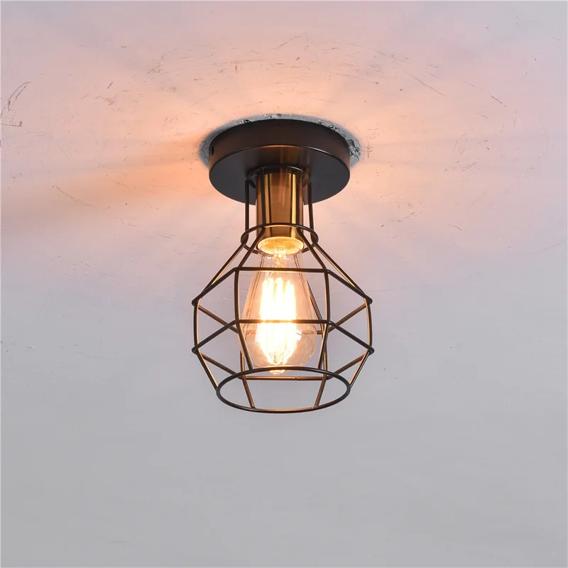 

American Style Rural Ceiling Lamp Nordic European Style Corridor Corridor Porch Balcony Fitting Room Study Bedroom Iron Lamps