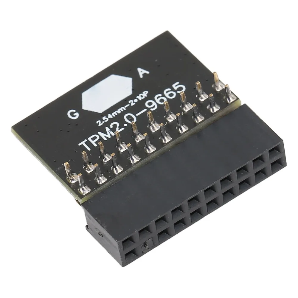 Practical 20Pin TPM 2.0 Module Lightweight Compact Encryption Security Module Standalone Crypto Processor for Gigabyte