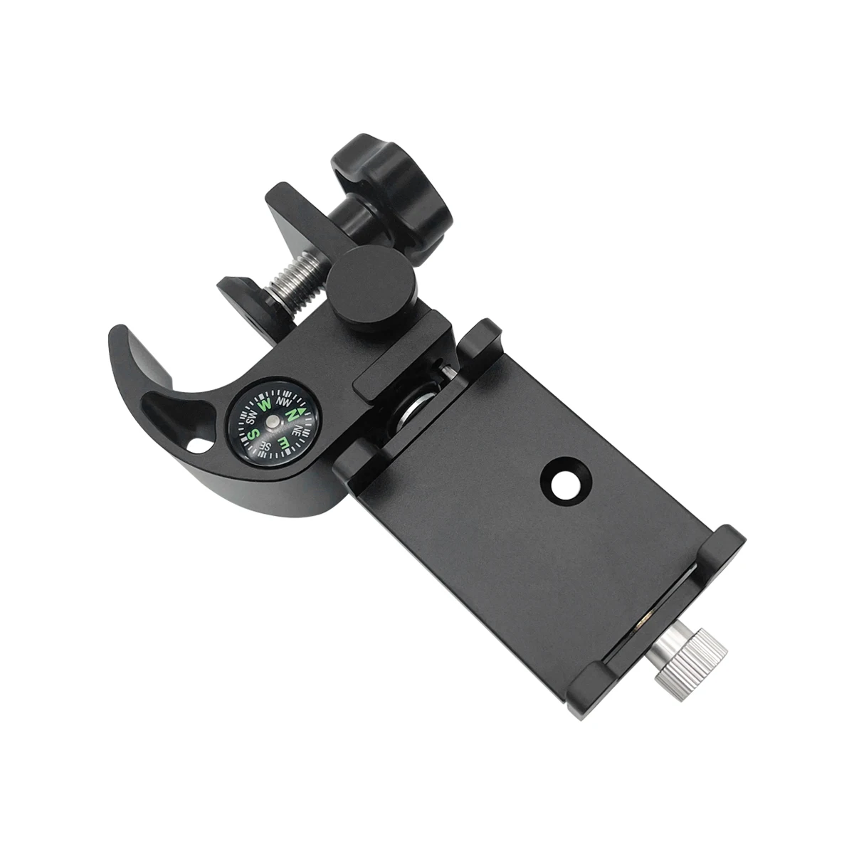 High Quality Data Collector Pole Clamp With Compass Phone Holder Bracket Cradle For Surveying Instrument GNSS GPS RTK