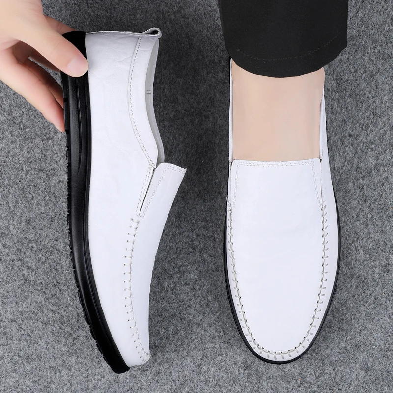 

Men Fashionable Casual Gentleman Lightweight Comfortable Simple Handmade Sewing Breathable Youthful Commuting
