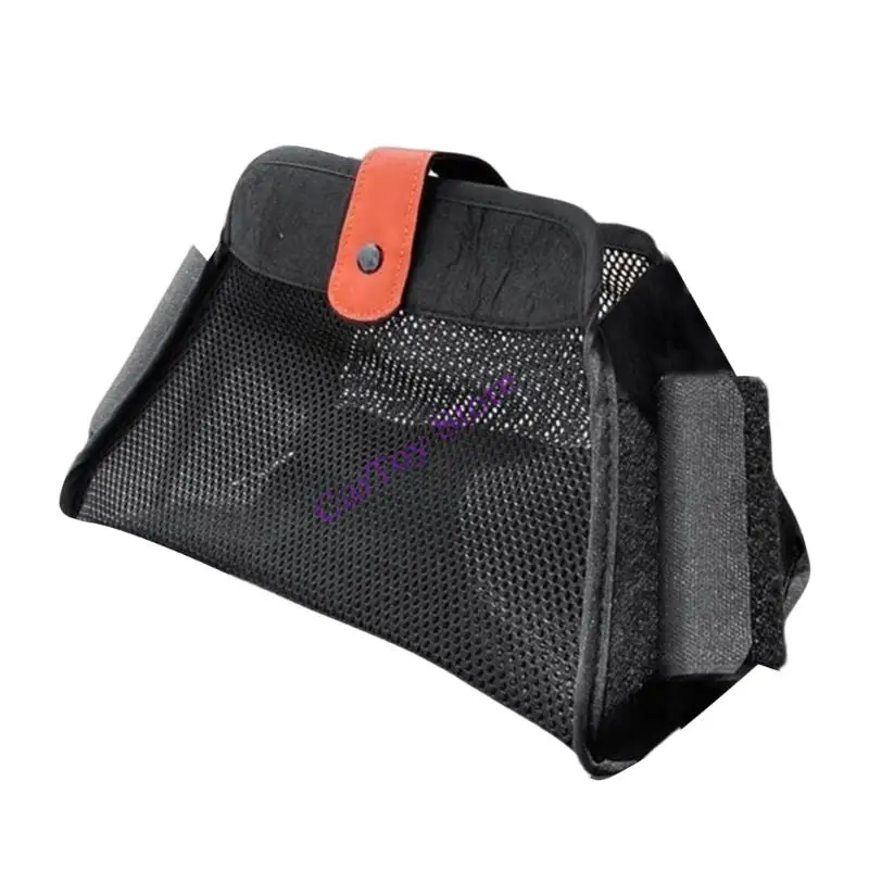 Cestino portaoggetti pieghevole per passeggini Borsa portaoggetti in tessuto Oxford resistente agli strappi per genitori sotto