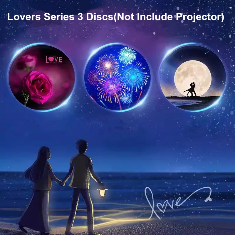 3D Galaxy Star Projector Projection Films Photo Galaxy Starry Sky Projector Lamp Slides(Excluding projectors machine)