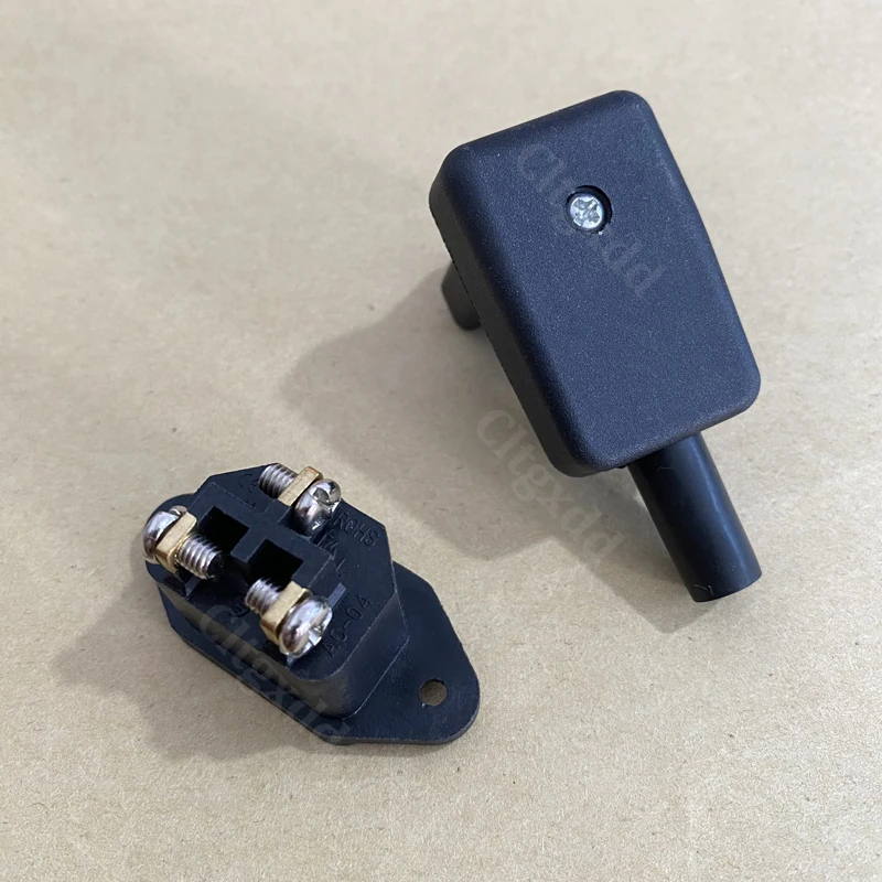 IEC C13 C14 AC-Steckdosenverbinder 10A 250V AC-015A AC-04E Panelmontage 3-poliger Stecker und Buchse für Netzteilgehäuse – Detail 4