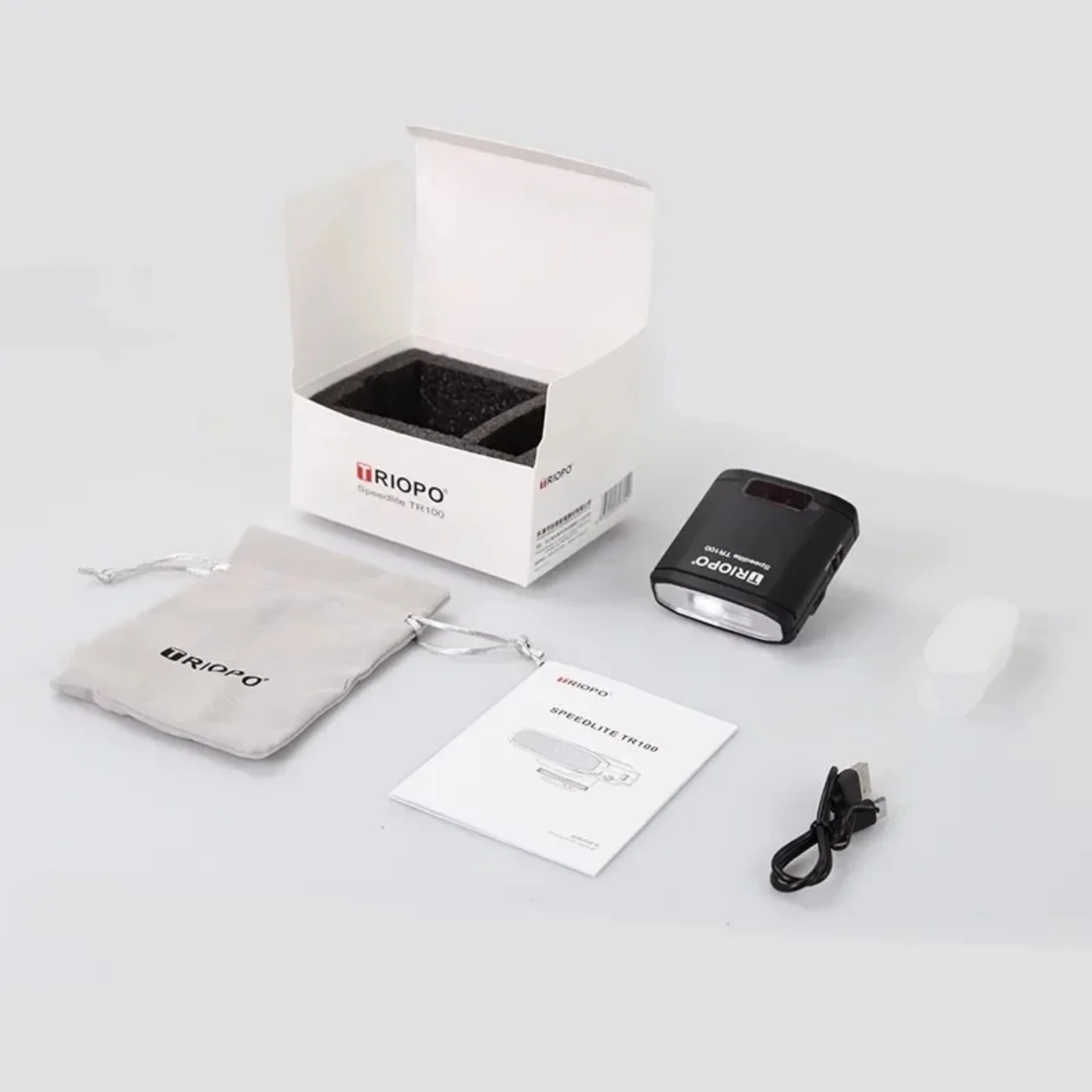 TRIOPO Universal Mini Camera Flash Mini Speedlite On-camera Flash 5600K Hot Shoe Mount for Canon Nikon Sony Olympus Camera