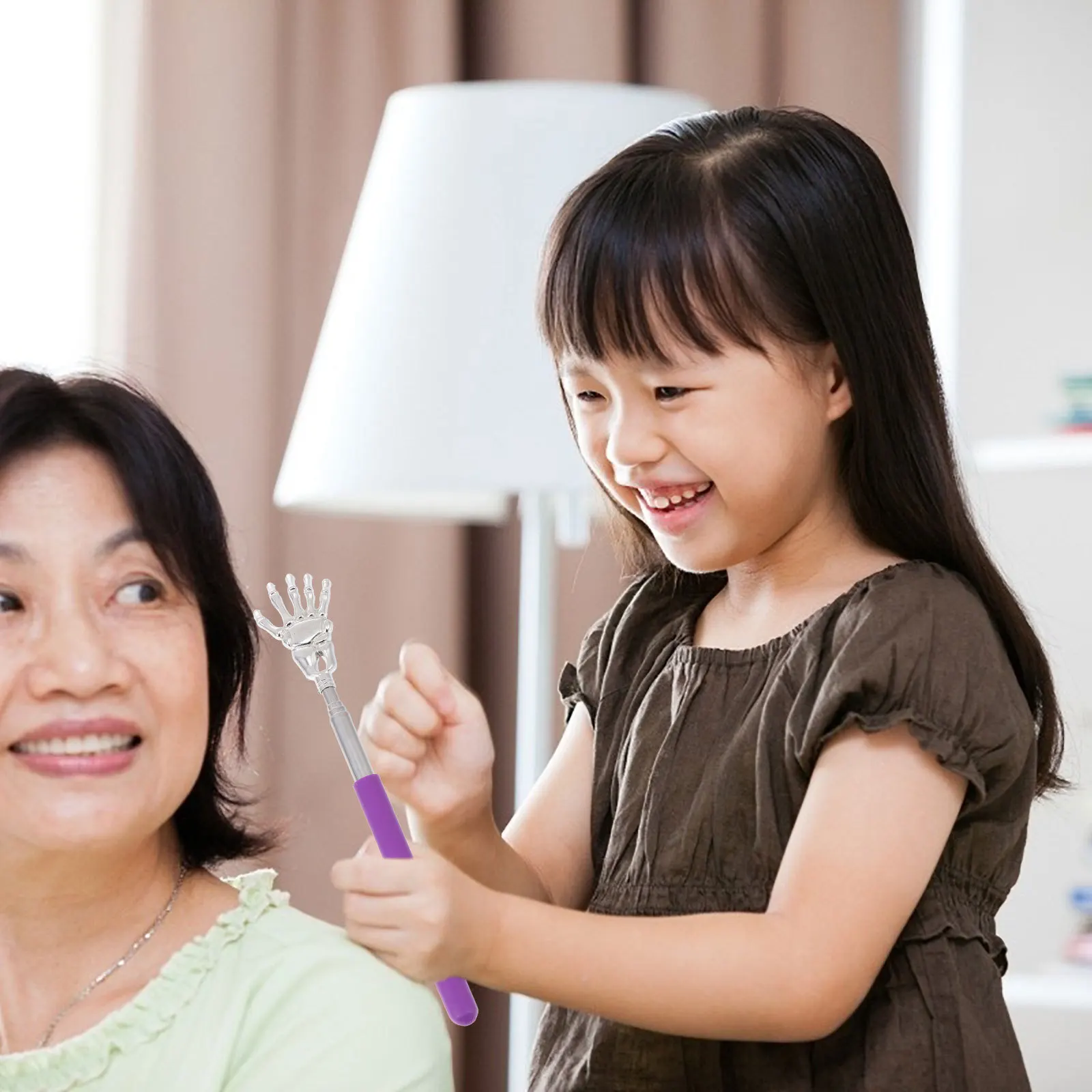 

1pcs Stainless Steel Extendable Back Scratcher Telescoping Itch Relief Tool Metal Back Massager For Massage Relaxation