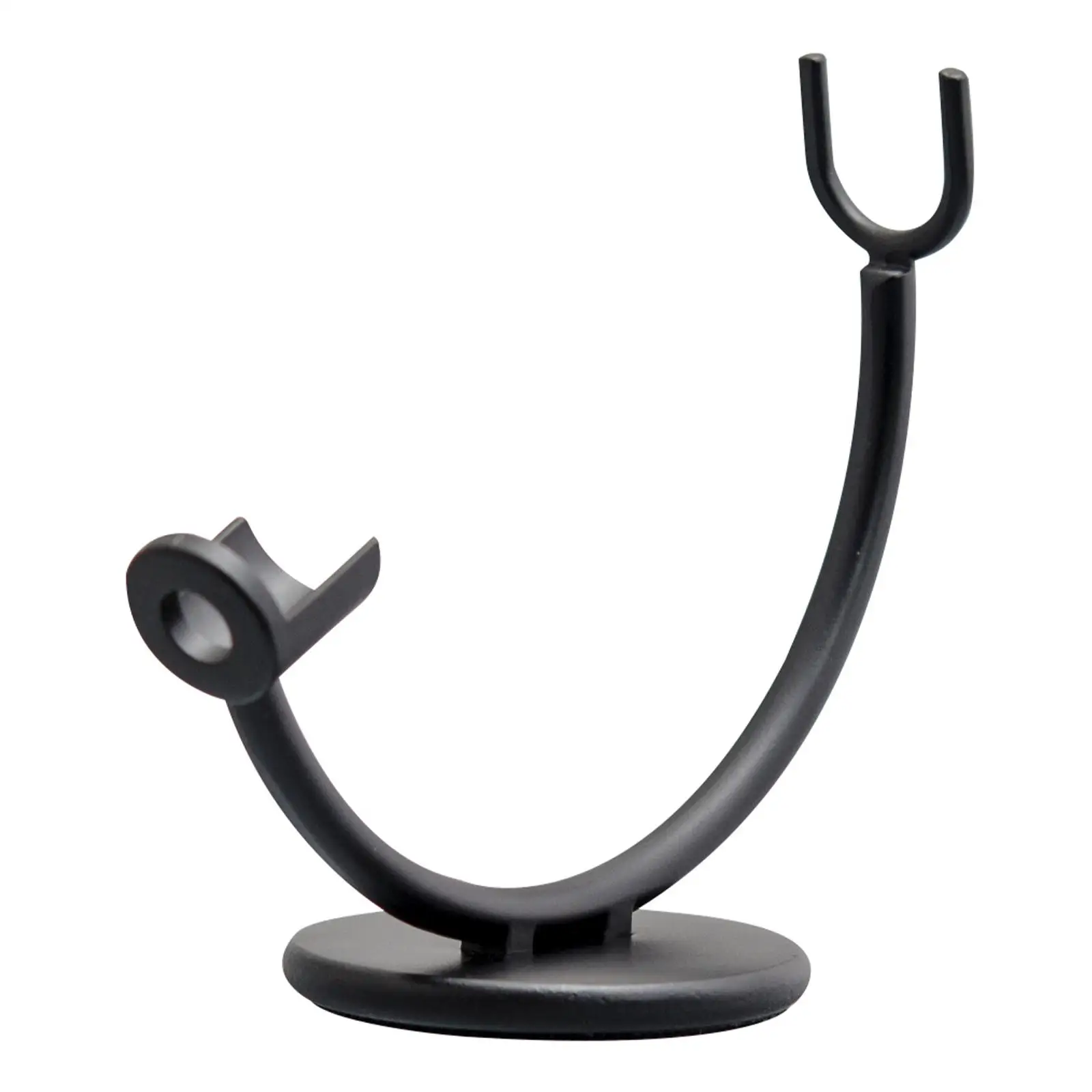 สีดําเครื่องโกนหนวดวงเล็บเครื่องโกนหนวดตรง Bracket ทนทาน Heavy Duty เครื่องโกนหนวดผู้ถือขาตั้งอุปกรณ์เสริมสําหรับห้องน้ํา Home ใช้ร้านตัดผม