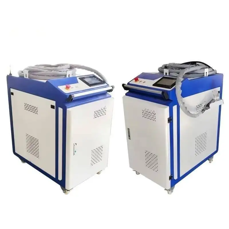 Effiziente tragbare Metallverstärkung Form Oberflächenreinigung Rostentfernung Oxidationskala Industrielle Laser-Rostentfernungsmaschine