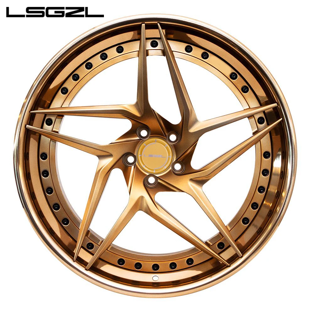 

LSGZL 3 Piece Forged Wheel High Quality Forged Rims Alloy Wheels 16 17 18 19 Inch Two Pieces for Benz C250 C180 C63