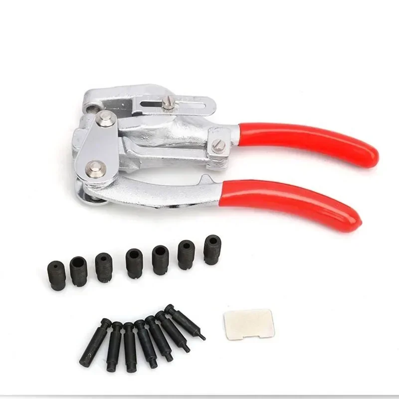 Power Punch Kit Carbon Steel Iron Plastic Hole Punch Pliers Puncher Kit For Stainless Steel Aluminum Leather