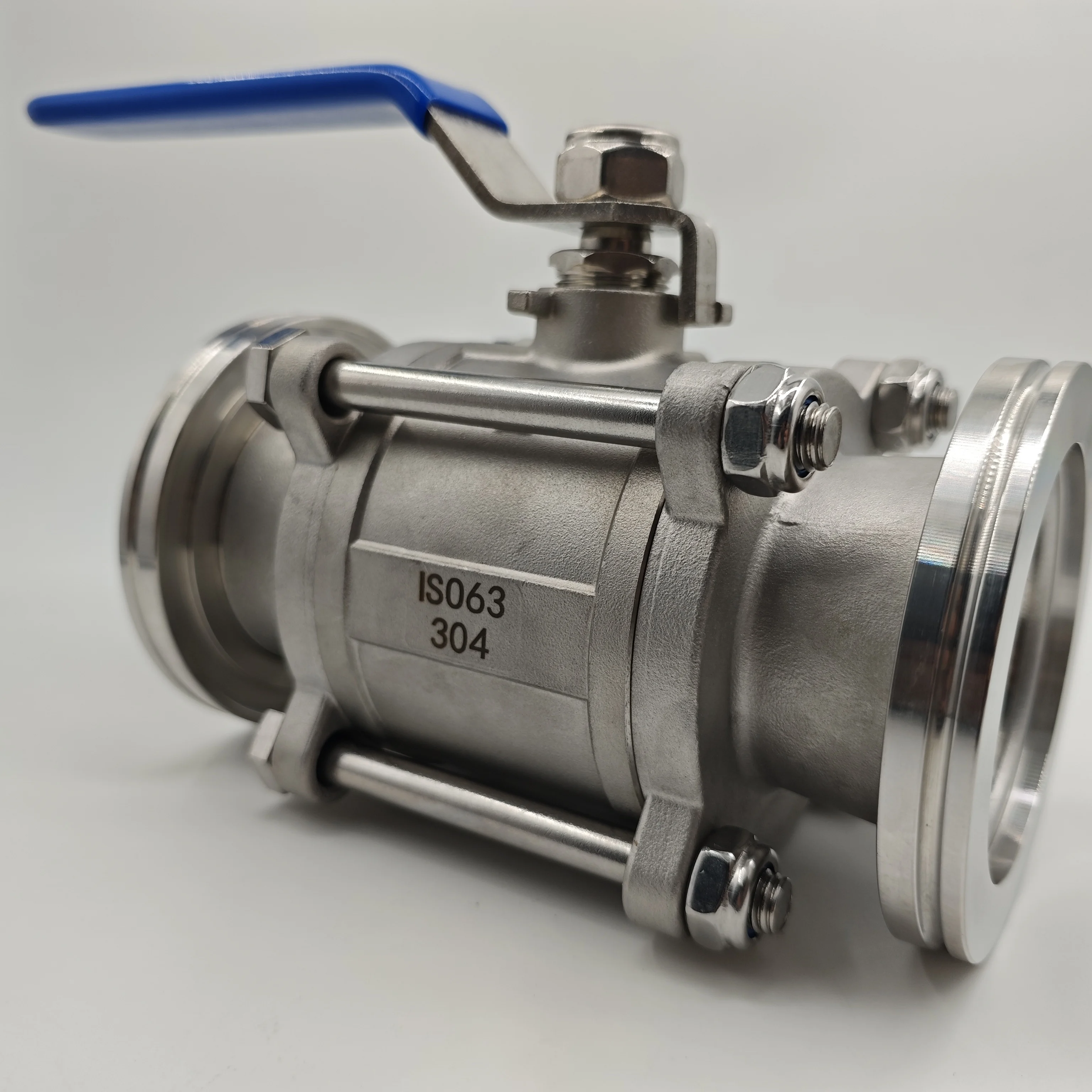 Válvula de esfera de vácuo alta ISO ISO63 ISO80 ISO100 Válvula de esfera de vácuo manual