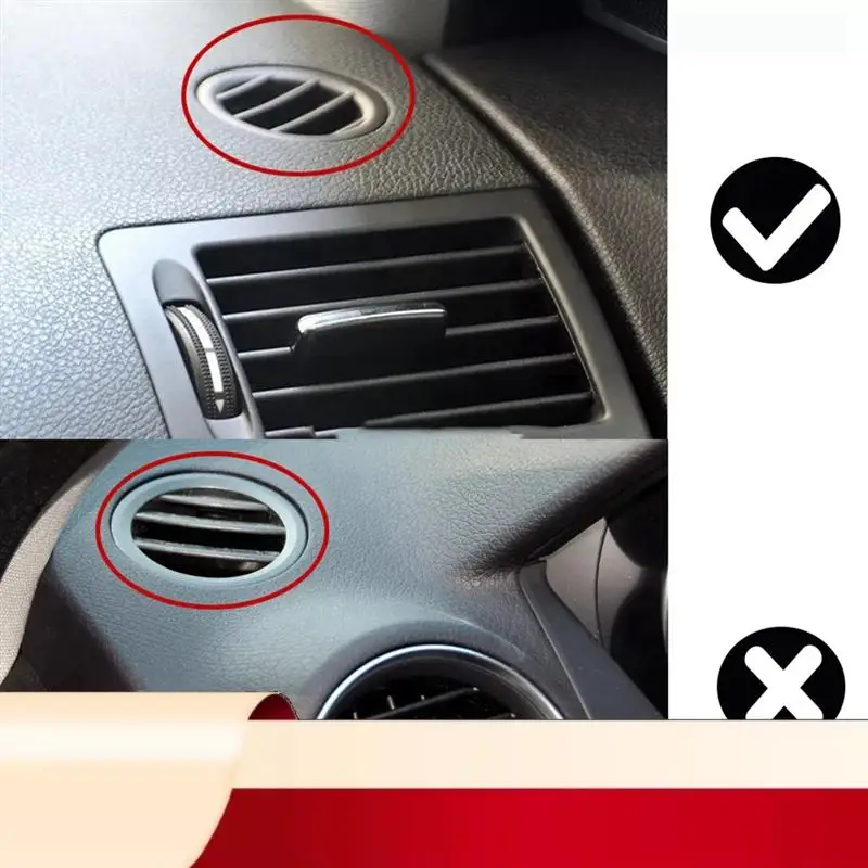 

Dash Panel Air Outlet Round Air Conditioning Air Outlet Grille For Mercedes-Benz C-Class W204 C200 C260-N32R