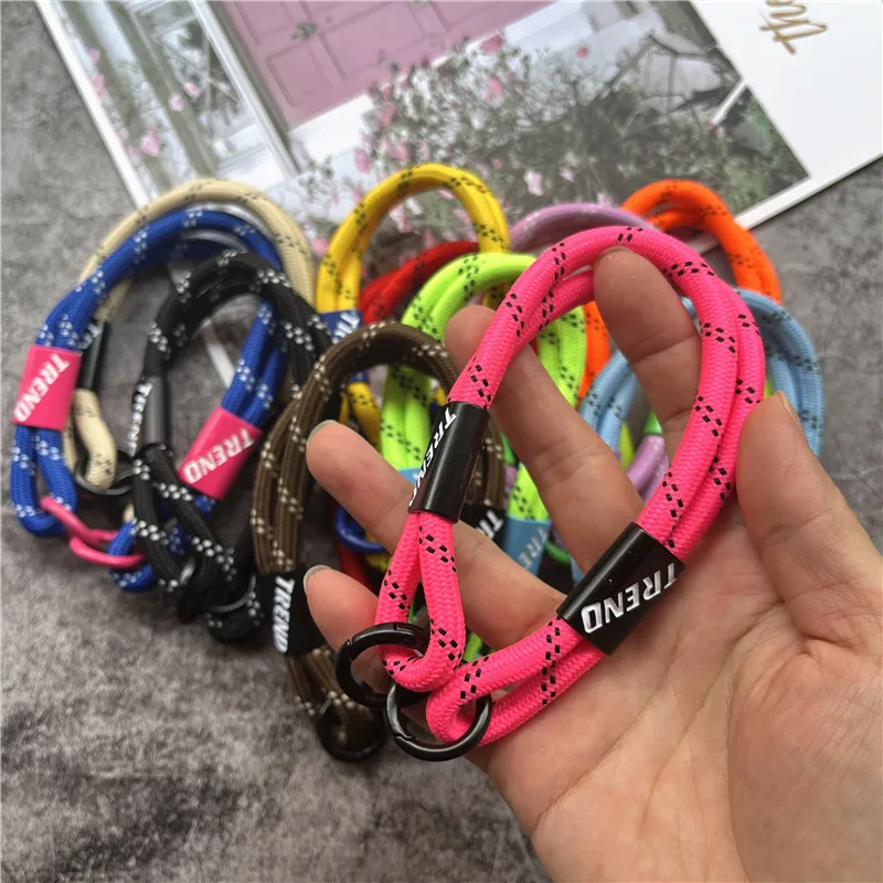 

Брелки для телефона, флуоресцентная цветная цепочка для телефона, ремешок для тяжелого металла, ремешок на запястье, брелок, шнурок на заказ