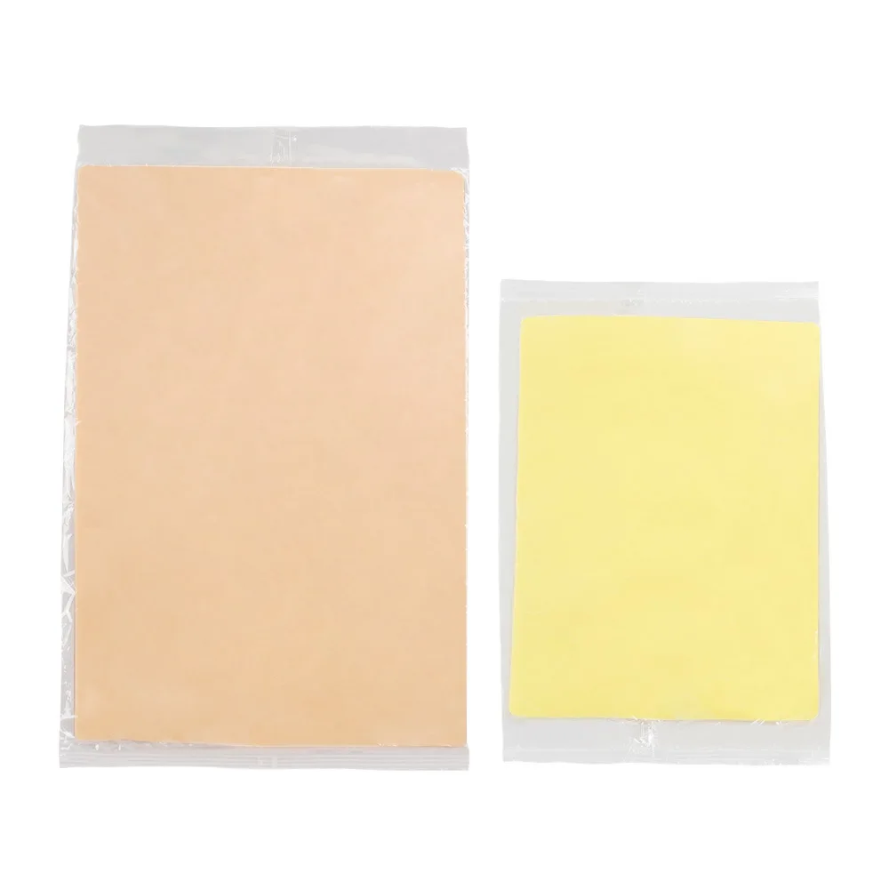 Thickened Enlarged Tattoo Fake Leather Silicone Blank Eyebrow Tattoo Practice Skin Large A4 3mm Beginner Embroidery Practice