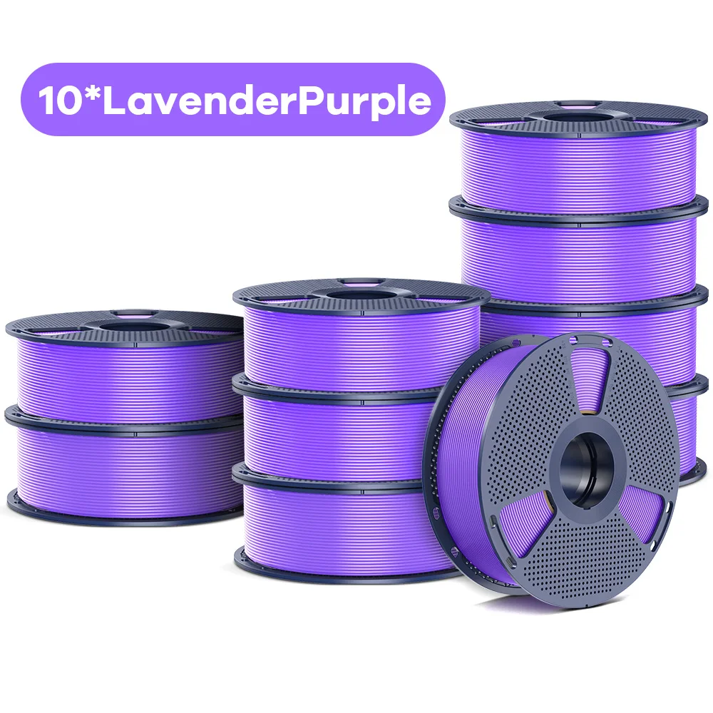 SUNLU PETG Filament 10kg 1,75mm 1 rol/kg (2,2 lbs) Voor 3D-printers Herbruikbare spoel Netjes gewikkeld Print soepel