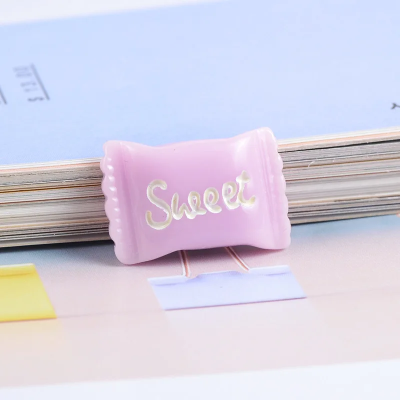 10 stücke 15x22mm kawaii 3d Nagel Charms süße bunte Süßigkeiten Cabochon Flatback DIY Scrap booking Schmuck machen Zubehör – Detail 11