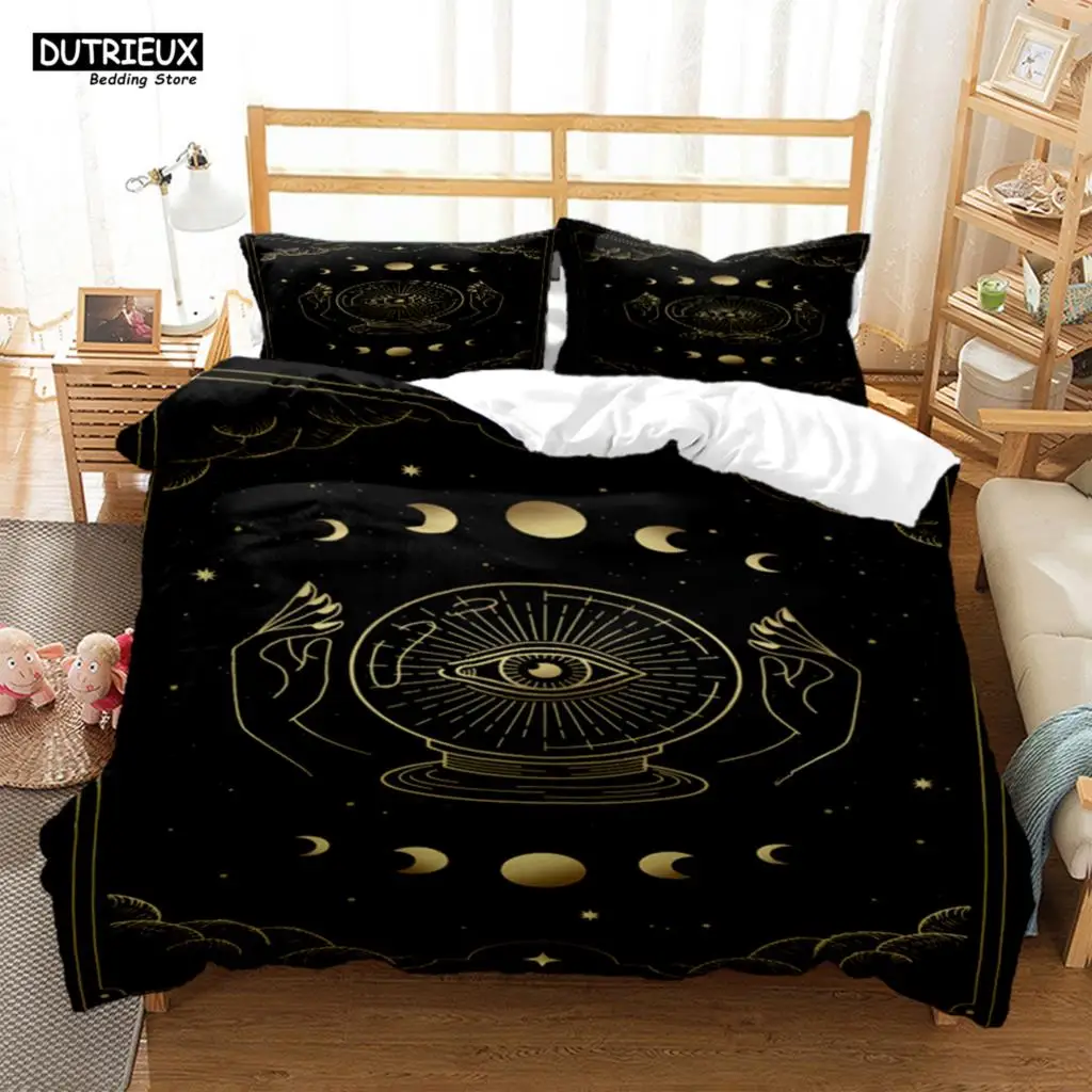 

Mysterious Pattern Digital Print Polyester Bedding Sets Child Kids Covers Boys Duvet Cover Set For Teens Comforter Bedding Sets