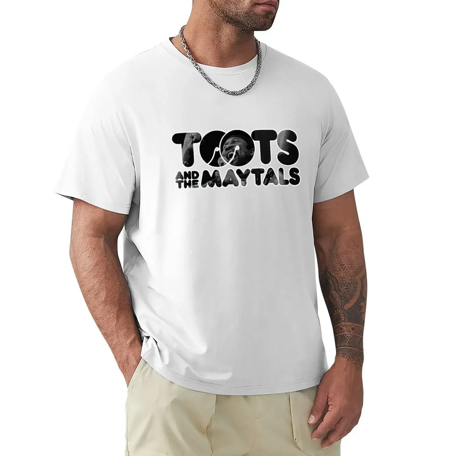 Toots And The Maytals Logo Picture T-Shirt oversized graphics sweat shirts, men