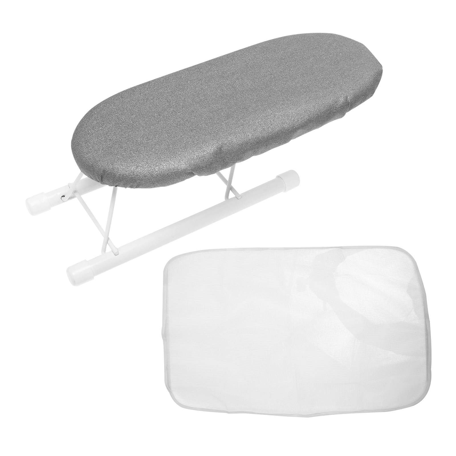 

1 set Ironing Board Set Foldable Compact Mini Portable Steel Frame Heat Insulation Pad 200°C Laundry Travel Rack Dropshipping