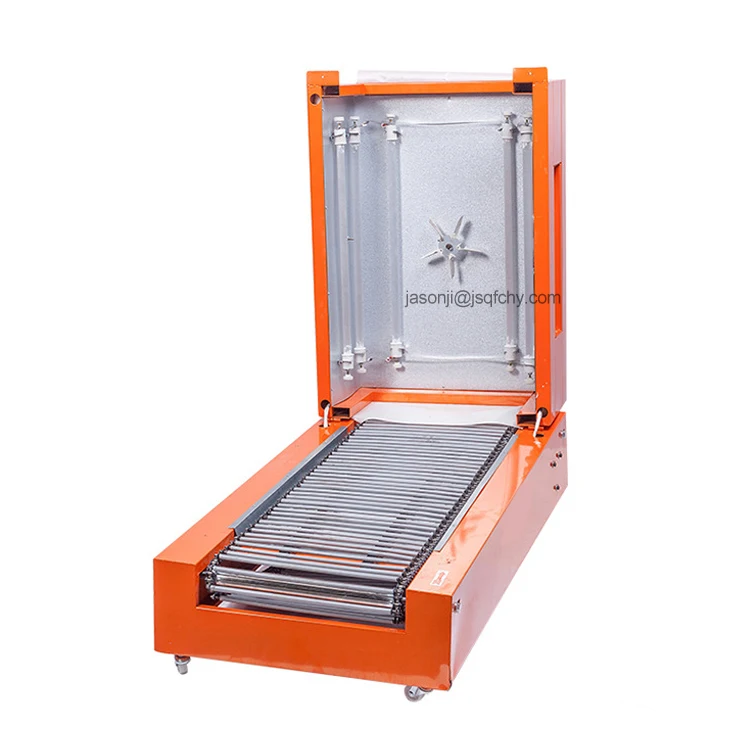 Visual Sunroof Shrink Film Packaging Machine For Food Beverages Textiles Commodities Foil Application Core Bearing Components