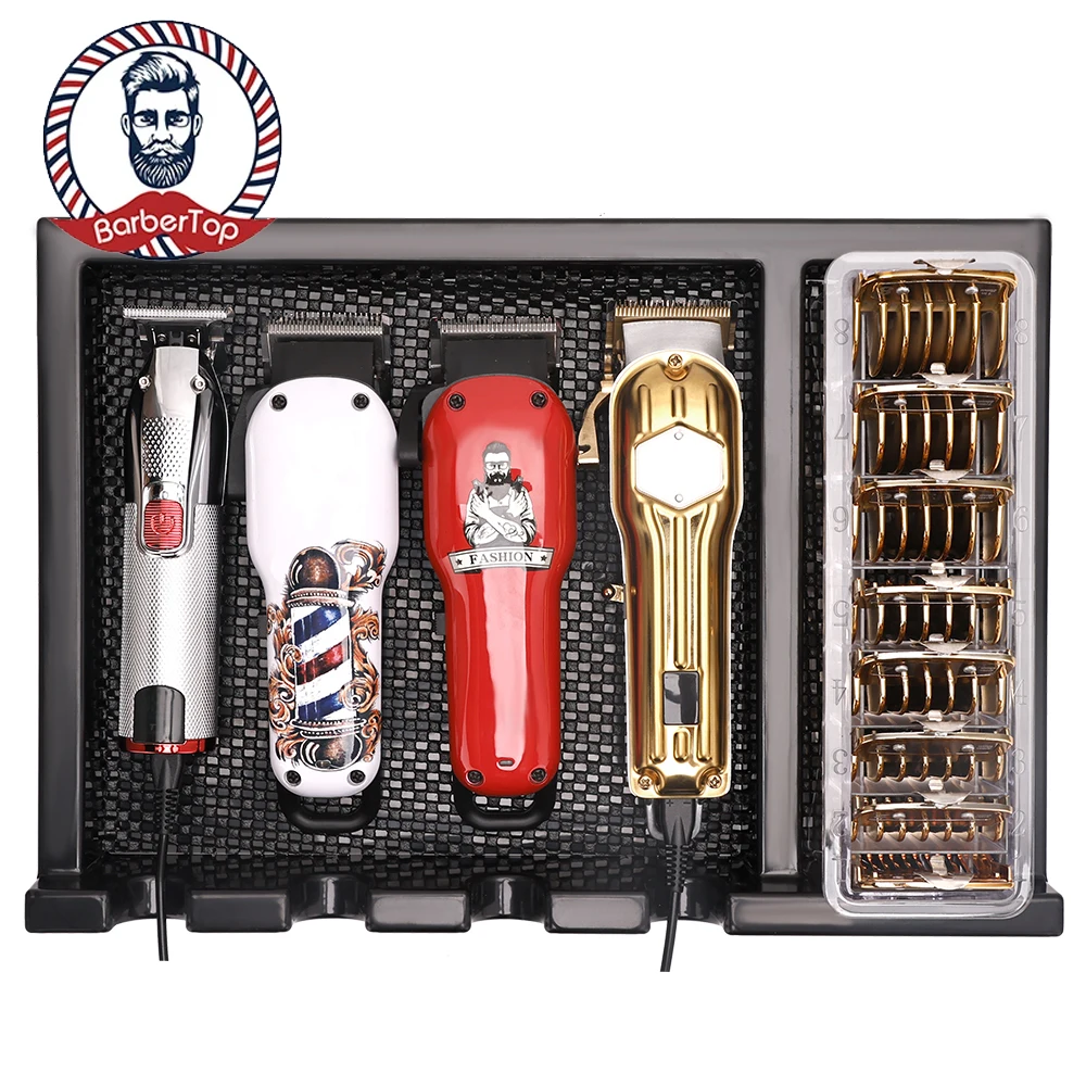 

Electric Clipper Storage Rack Barber Hairdressing Salon Hair Trimmer Holder Scissors Tray