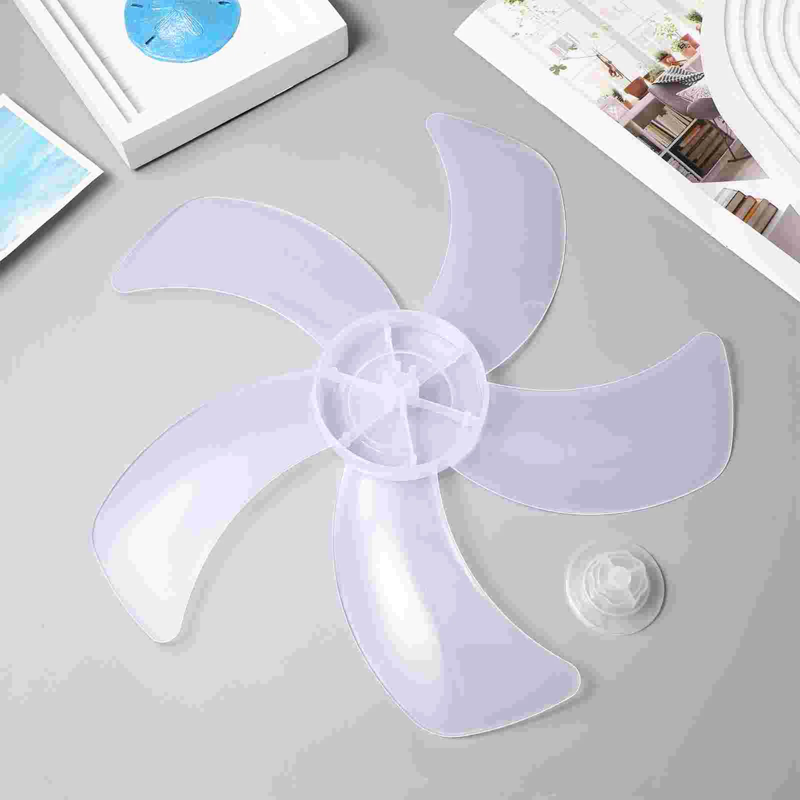 Electric Blade Replacement 37cm Silent Blades for Standing Table Fan Accessories Plastic Leaf Component Portable